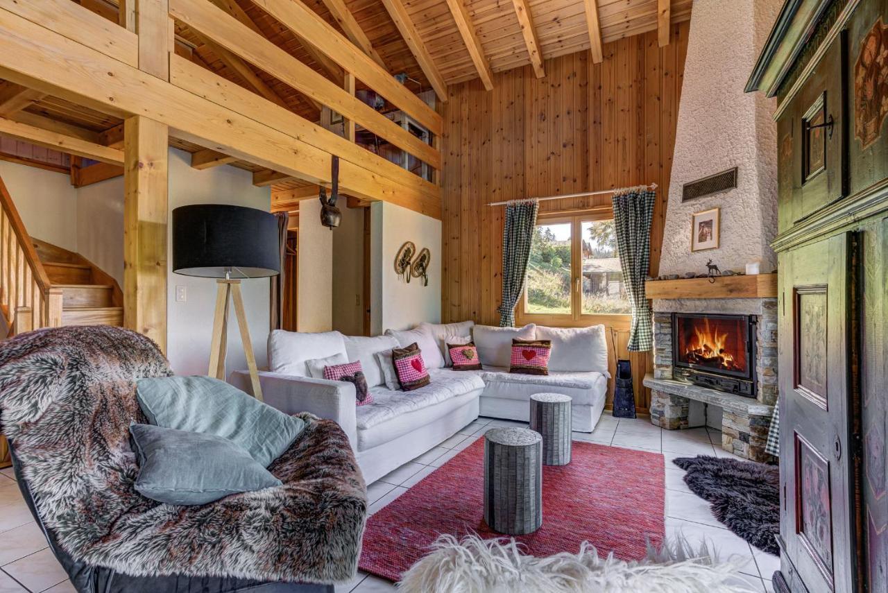 Chalet L'Ange La Tzoumaz Luaran gambar